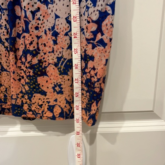 CAbi Ombré Boho hippie tunic Tie Waist Top | Medium - Picture 7 of 9